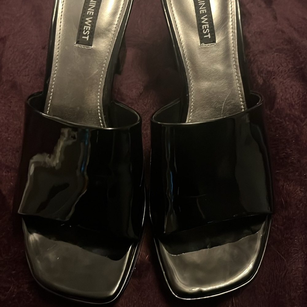 Nine West mules with heels size 9